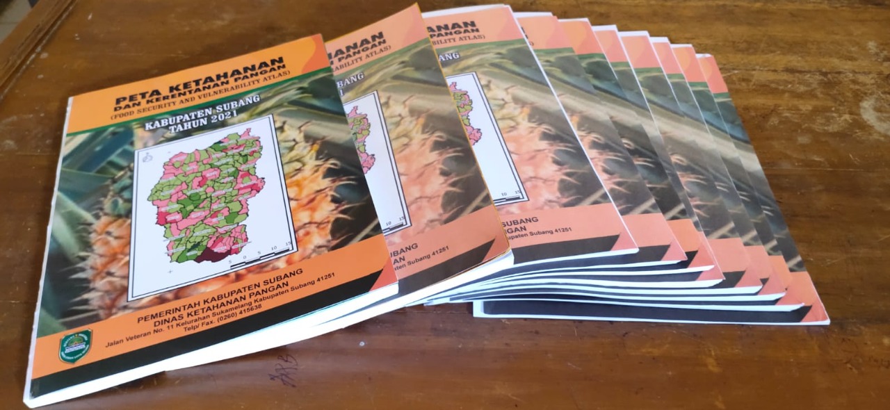 Buku Peta Ketahanan dan Kerentanan Pangan di Kabupaten Subang Tahun 2021