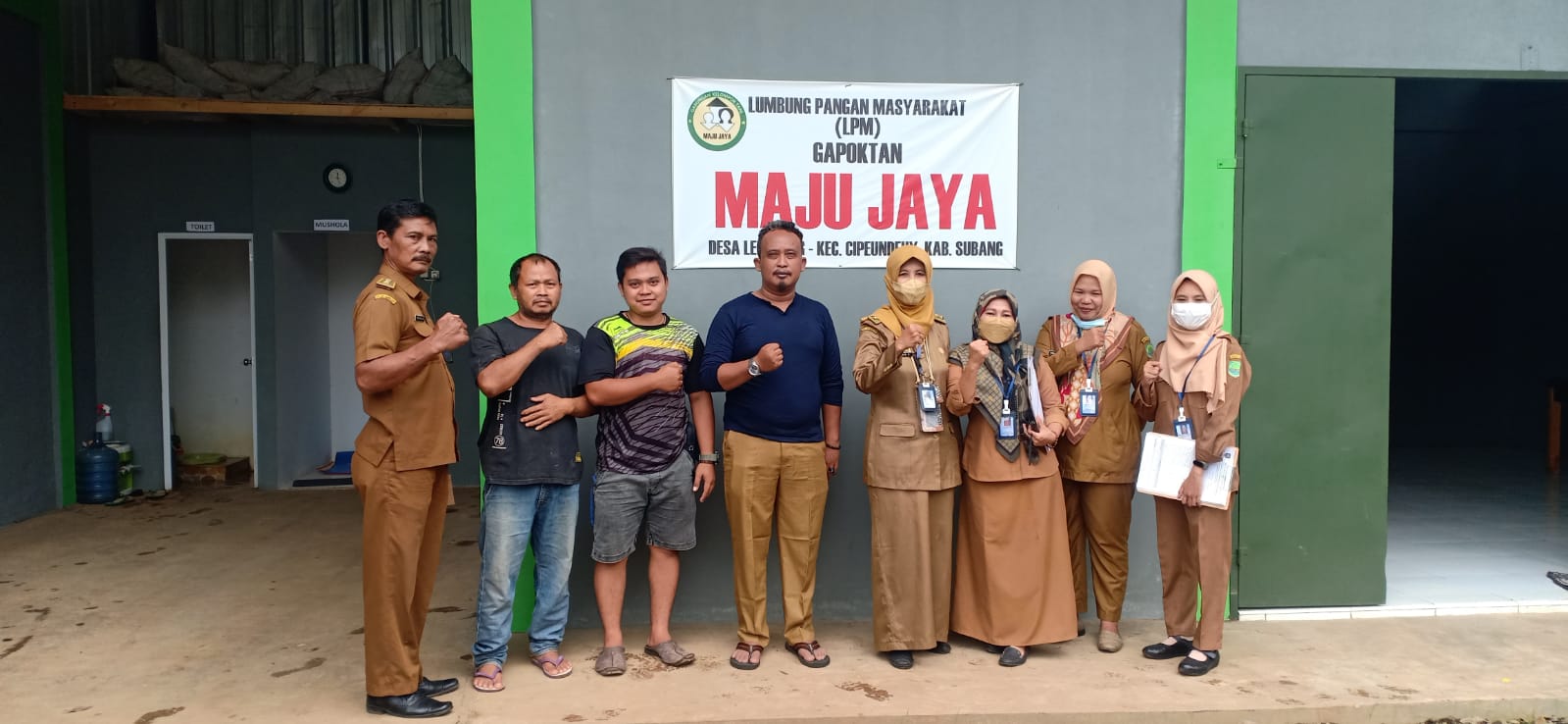 Kegiatan Audit Lapang Registrasi PSAT PDUK ke Gapoktan Maju Jaya di Kecamatan Cipeundeuy Subang